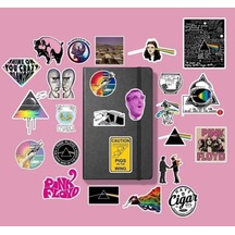 Pink Floyd Sticker Paketi/bullet Journal Defter Çıkartma Ajanda Laptop Etiket Abanoz