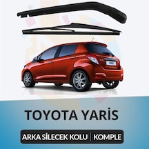 Toyota Uyumlu Yaris P90 2005-2011 Komple Arka Silecek Kolu ve Süpürgesi