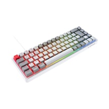 Rampage Yoru Mını Beyaz/gri Type-c Bağlantılı Outemu Red Swich Q Mekanik Gaming Oyuncu Klavye Rgb