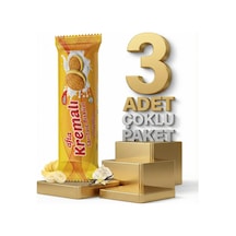 Afia Muz Kremalı Sandviç Bisküvi 3x60 Gr