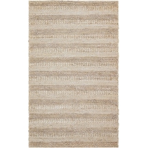 Eko Halı Netra S-1410 Sılver Xw Farklı Örgü Dokusuna Sahip El Dokuma Naturel Jüt Hasır Halı - 120X180