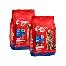 Cango Yetişkin Köpek Maması Etli Biftekli 10 Kg 2 Li 20 Kg