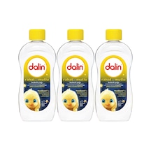 Dalin Rahat ve Mutlu Vanilya Kokulu Nemlendirici Bebek Yağı 300 ML x 3