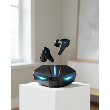 Oyuncu Kulaklık Bluetooth Tam Kablosuz Stereo Led Işıklı Belirtilmemiş