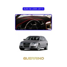 Audı A6 2005-2011 Torpido Koruma Halısı Mavi Kenar 1 Adet
