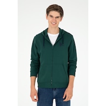 U.s. Polo Assn. Erkek Koyu Yeşil Sweatshirt 50295147-vr079 Koyu Yeşil