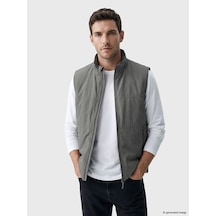 Lcwaıkıkı Classic Gri Regular Fit Dik Yaka Erkek Yelek