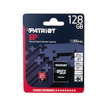 Patriot Ep Series 128gb Microsdxc V30 A1 U3 Class 10 Hafıza Kartı + Sd Adaptör Pef128gep31mcx