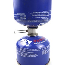 Yuntech01 Çift Fkm Halkalı, Alüminyum Gövdeli, Pratik Gaz Doldurma Adaptörü Kamp Ve Doğa Yürüyüşü İçin İdeal Mavi