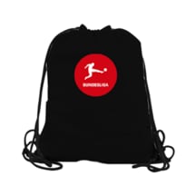 Bundesliga Logolu Büzgülü Spor Çanta-Siyah-Standart