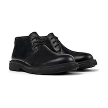 Camper Norman K300513-001 Erkek Siyah Deri Yarım Bot