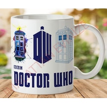 Doctor Who Bbc İki Tarafı Baskılı Kupa Bardak Çok Renkli