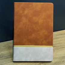 Mey İthalat Çizgili Deri Defter