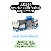 Lm2596 Ayarlanabilir Dc/dc Voltaj Düşürücü - Step-down - Gerilim Düşürücü