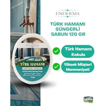 Türk Hamamı Süngerli Sabun 120gr
