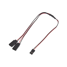 Y Tipi Servo Kablosu 60cm - 1jr Erkek 2 Futaba Dişi