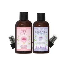 Akita Doğal Mini Gül Suyu ve Lavanta Suyu 50 ML 2 Adet