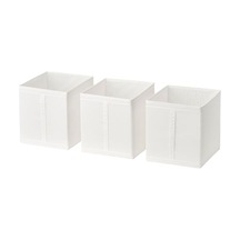 Ikea Skubb Kutu Seti, Beyaz, 31x34x33 Cm, 3 Adet