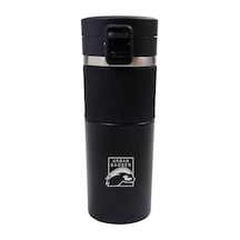 Paslanmaz Çelik Siyah Termos 480ml, Dayanıklı Kamp Ekipmanları, Kamp Aksesuarları, Açık Hava Sporları, Doğa Sporları, Yürüyüş, Kamp Mutfağı, Kamp Malzemeleri Acı Kahverengi