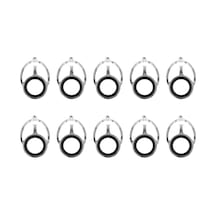 Suntek 10 Adet Olta Kılavuz Gözler Seramik Halka Dıy Beden-25