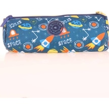 Kaukko Kids 3 Bölmeli Kalem Çantası Evolution Space L8182