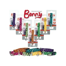 Benny Yavru Kedi Tasması Zilli Asortili