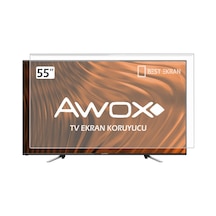 Awox Uyumlu B205500S TV EKRAN KORUYUCU - Awox Uyumlu 55" inç Tv Ekran Koruyucu