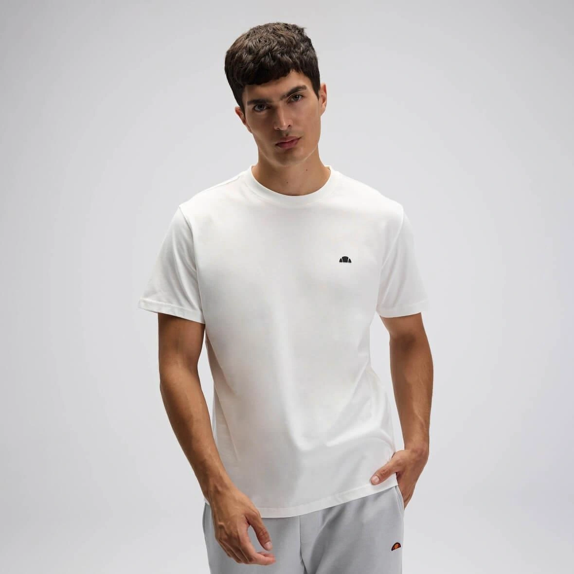 Ellesse Em559-of Erkek Basic T-shirt - Kırık Beyaz Kırık Beyaz