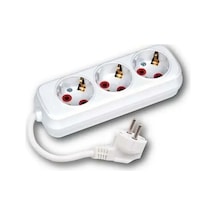 Horoz Deco 3lü Topraklı Grup Priz 2 Metre Standart