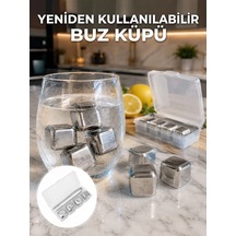 Hızlı Soğutma Özellikli Paslanmaz Metal Buz Küpü Takımı Yeni Nesil Belirtilmemiş
