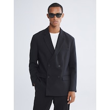 Lcw Vision Siyah Standart Kalıp Erkek Blazer Ceket