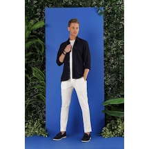 Efor G 1534 Slim Fit Lacivert Klasik Gömlek Lacivert Efor G 1534 Slim Fit Lacivert Klasik Gömlek Lacivert