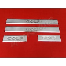 Markadan Vw Golf 7 Krom Kapı Eşiği 2013 Sonrası 4 Parça  Paslanmaz