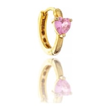 Pink Love Gümüş Küpe-388 Gold