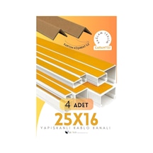 Kablo Kanalı 25x16 Yapışkanlı 4 Adet 8 Metre