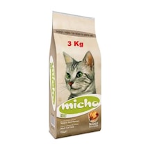 Micho Adult Cat Tavuklu Hamsi Ve Pirinç Eşliğinde Yetişkin Kedi Maması 3 Kg