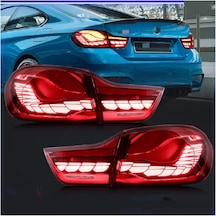 Bmw F32 2014-2020 Kırmızı Drogon Gts Ledli Arka Stop Lambası