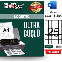 Herboy Hb-1059 42 X 59,69 Mm A4 Laser Etiket 25 Adet