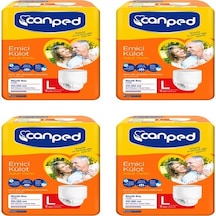 Canped Emici Külot Hasta Bezi Büyük Boy L 8'Li x 4 32 Adet