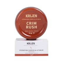 Crım Rush Kırmızı Renkli Dudak & Yanak Balmı Bitkisel Krem Allık&ruj&far