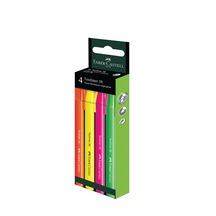 Faber Castell 38 Textliner Super-Fluorescent Highlighter 4'lü Fosforlu Kalem Seti 