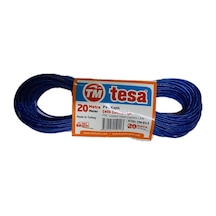 Tesa Pvc Kaplı Çelik Çamaşır Ipi 20 Mt Mavi