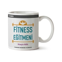 Kişiye Özel Fitness Eğitmeni 3 Kupa Bardak Çok Renkli