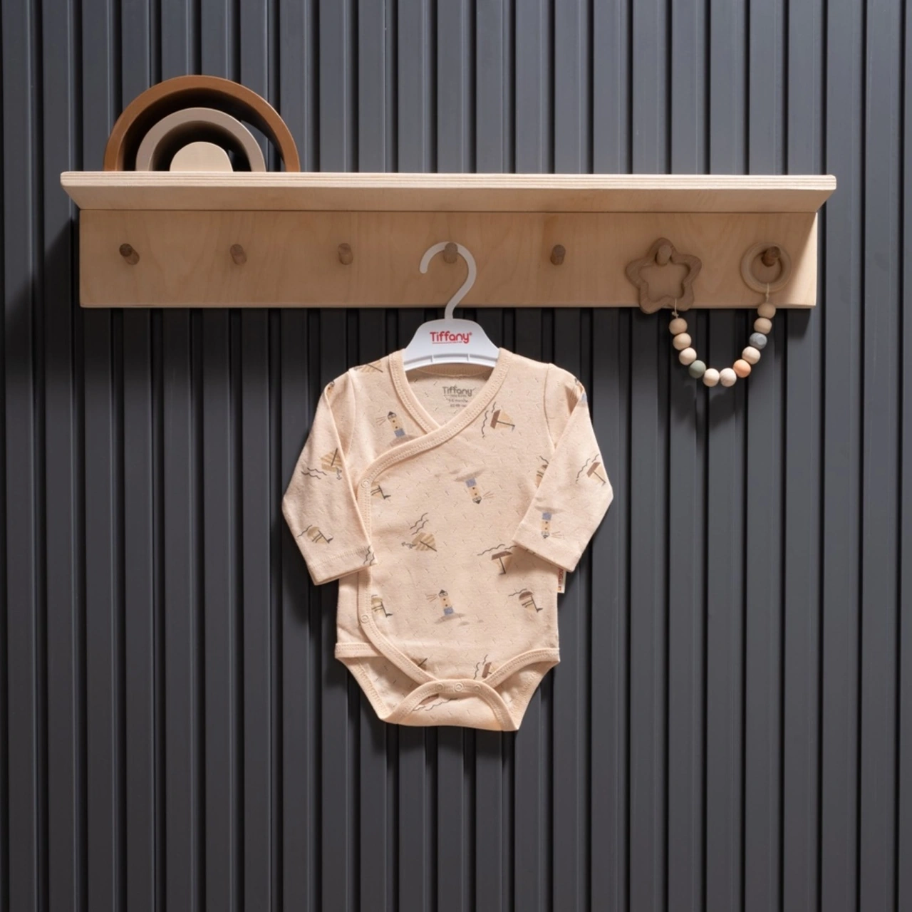 Tiffany Baby & Kids Tiffany Baby Boat Jakarlı Theme Kruvaze Body 43022 Bej