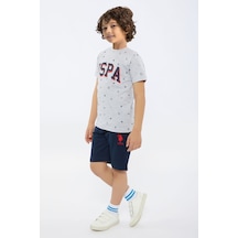 U.S. Polo Assn Grimelanj Lacivert Erkek Çocuk Bermuda Takım