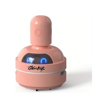 Hightower Usb Şarjlı Pembe Mini Elektrikli El Süpürgesi, Şarj Edilebilir Pil, Masaüstü Temizleyici