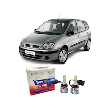 Renault Scenic Uzun+kısa Far Ampulü H4 Duo Yeni Seri Beyaz 1996-2003