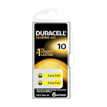 Duracell Activair PR70 10 Numara İşitme Cihazı Pili 6 x 10'lu + AA Kalem Pil 4'lü