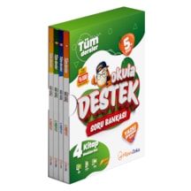 2027 5. Sınıf Tüm Dersler Okula Destek Soru Bankası 4 Kitap Modüler Set