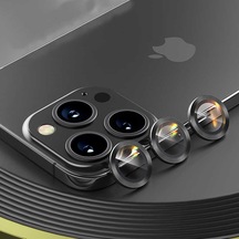 Benks iPhone Uyumlu 13 Pro Max Benks New KR Kamera Lens Koruyucu ZORE-216872 Siyah